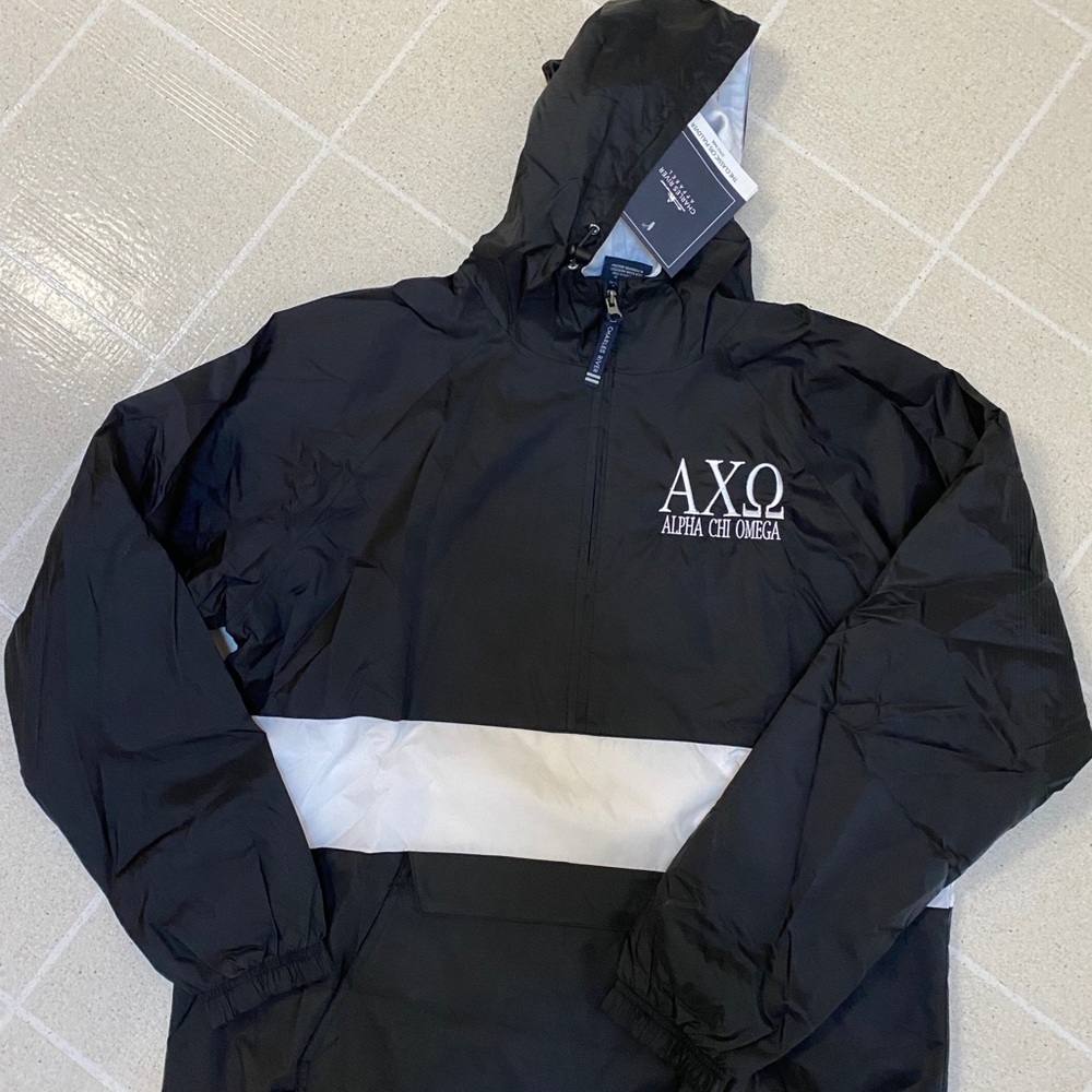 NWT sorority rain/wind jacket!